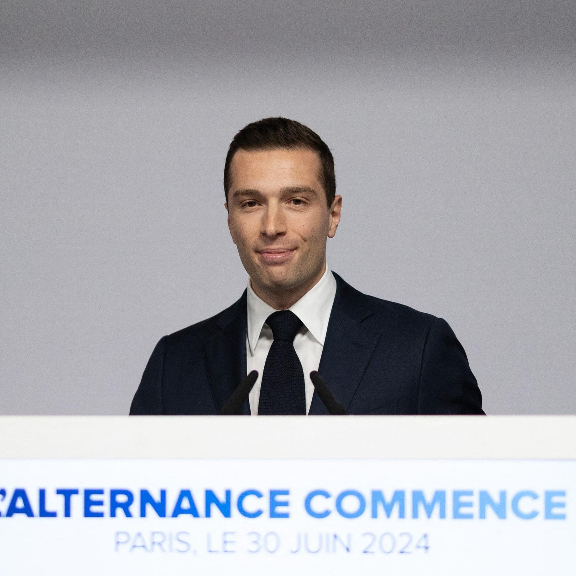Frankreich - Nach Medienbericht über antisemitische Äußerungen: RN-Vorsitzender Bardella erstattet Anzeige