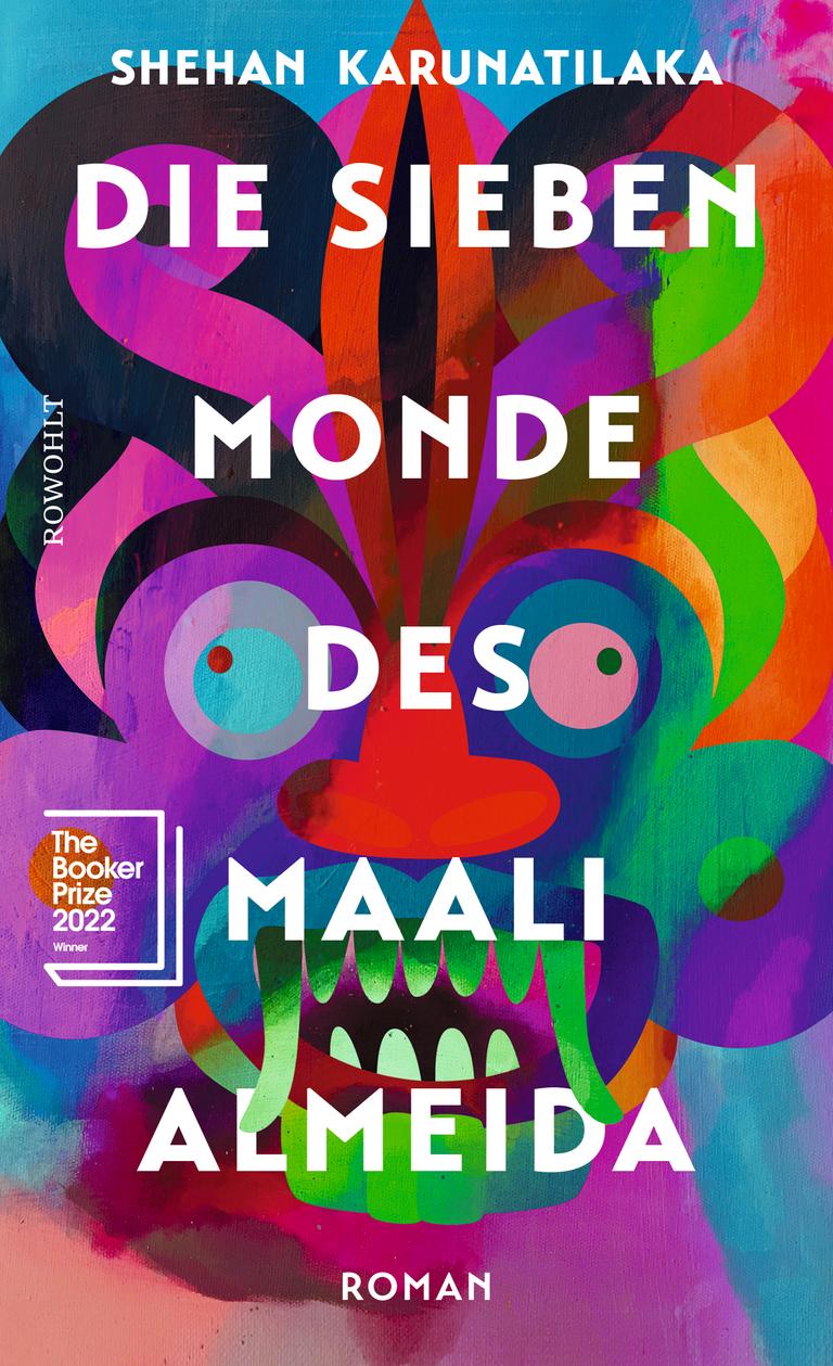 Buchcover zu "Die sieben Monde des Maali Almeida" von Shehan Karunatilaka