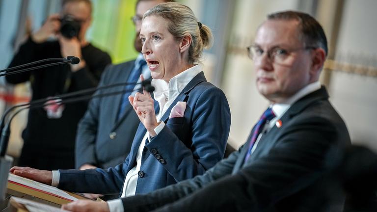 AfD: Weidel Und Chrupalla Reagieren Gereizt Auf Kritik