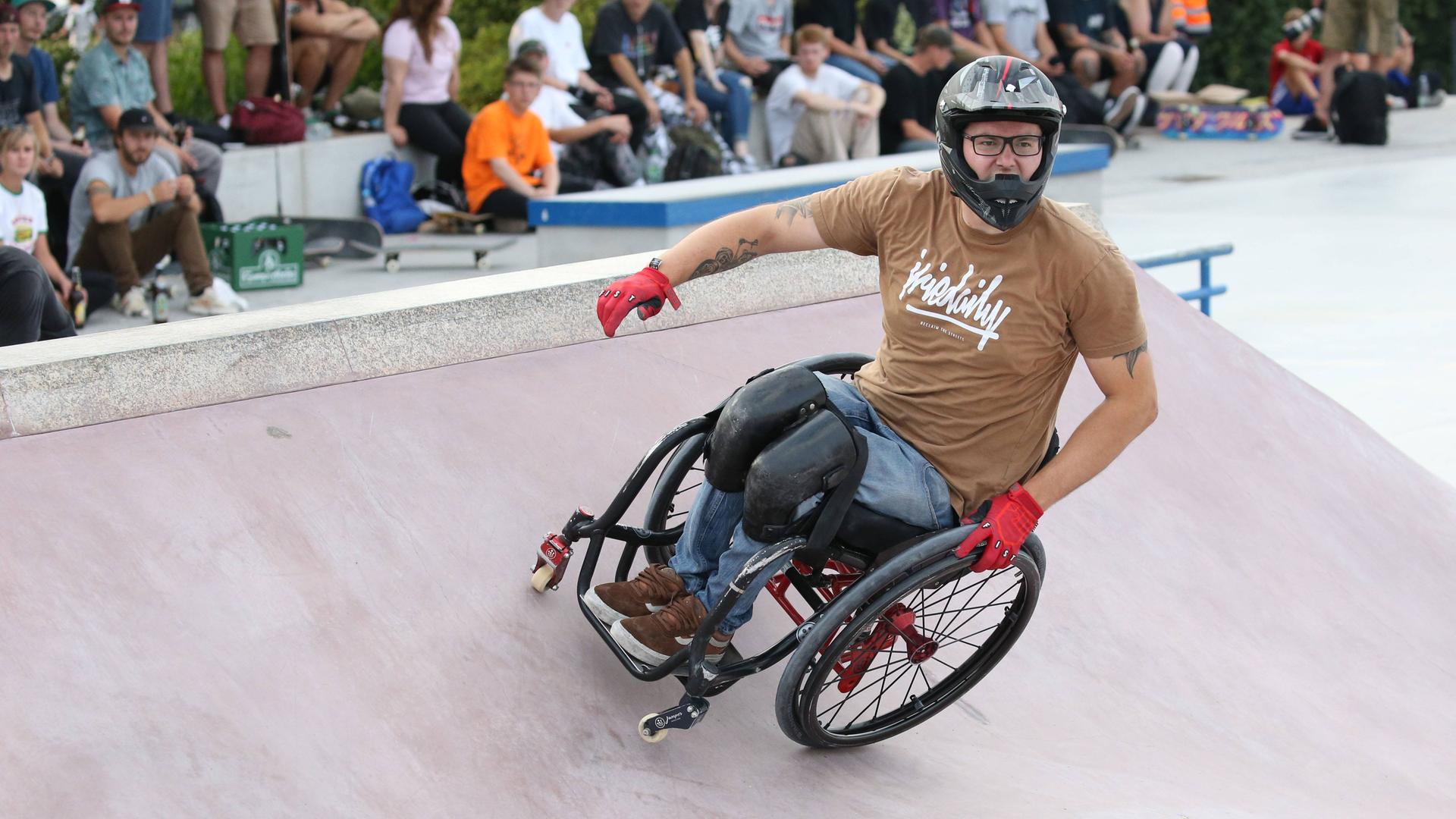 David Lebuser during skateboard park opening in Bayreuth 30 07 2019 *** David Lebuser during skat
