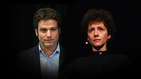 Der Musiker Ofer Waldman und die Autorin Sasha Marianna Salzmann.