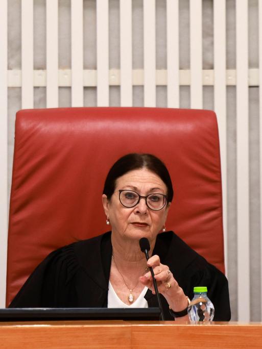 Die Präsidentin des Obersten Gerichts in Israel,  Esther Hayut.