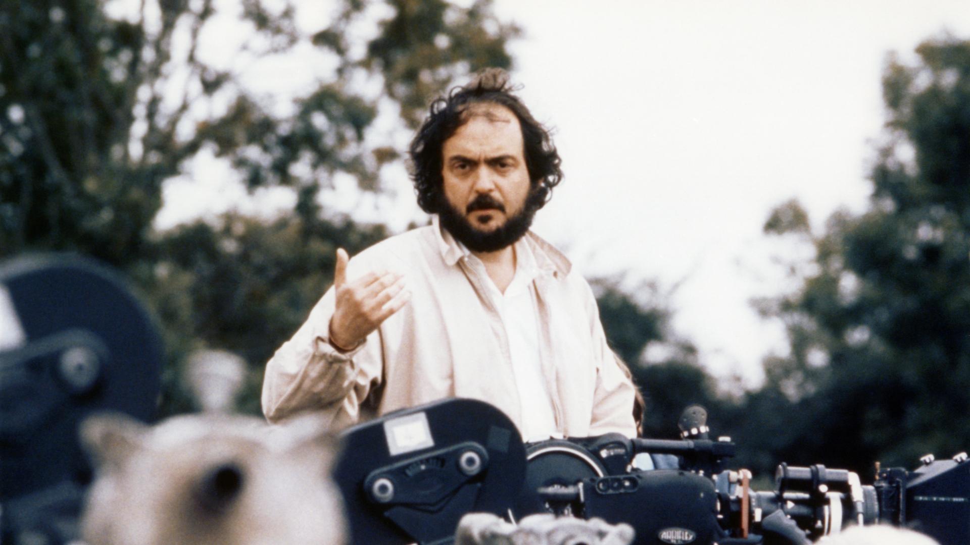 Kubrick am Set von Barry Lyndon.