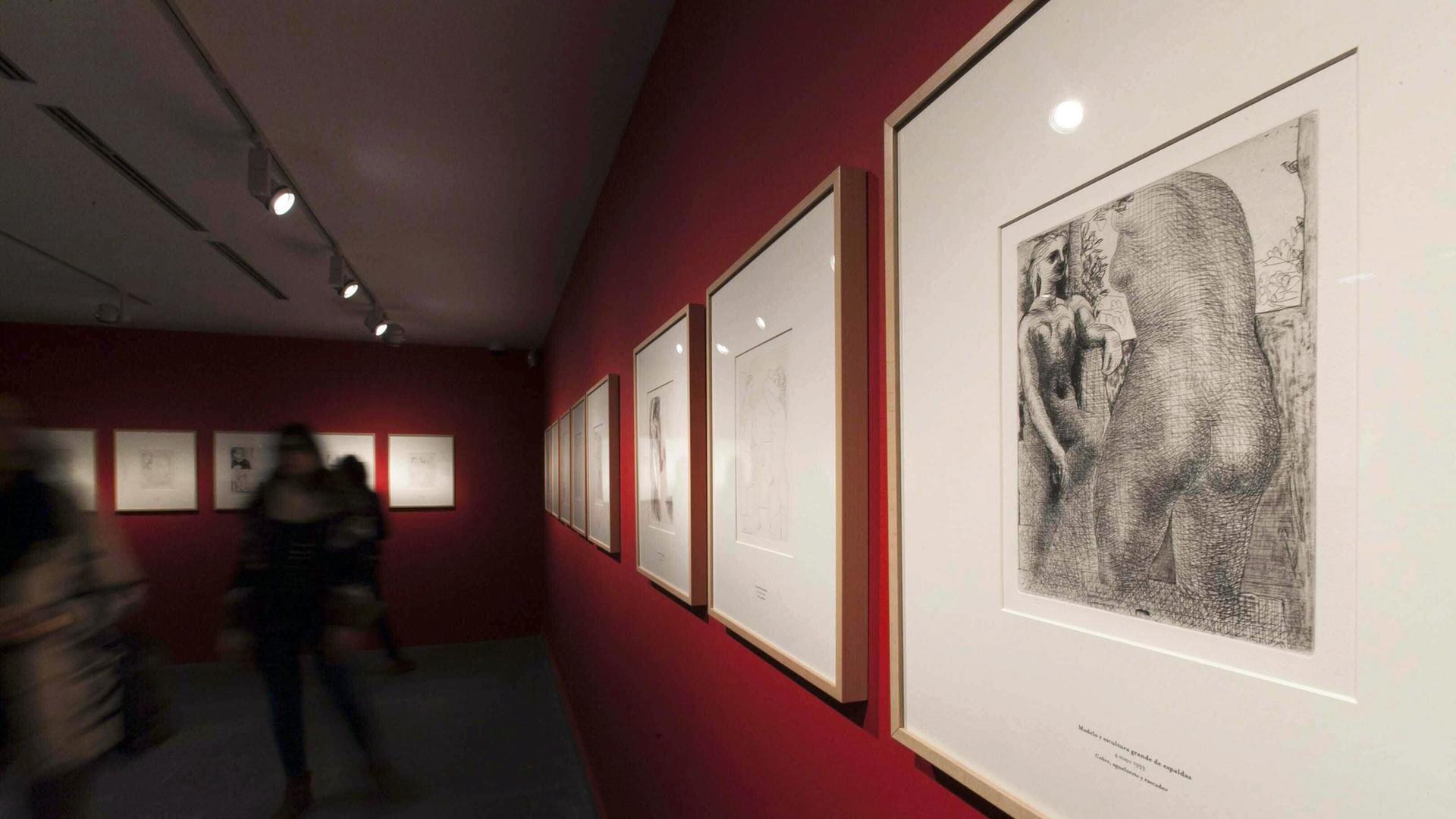 Blick in die Ausstellung „Pablo Picasso. Suite Vollard” in der Mapfre Guanarteme Foundation in Las Palmas de Gran Canaria (2015). Blick in die Ausstellung „Pablo Picasso. Suite Vollard” in der Mapfre Guanarteme Foundation in Las Palmas de Gran Canaria (2015).