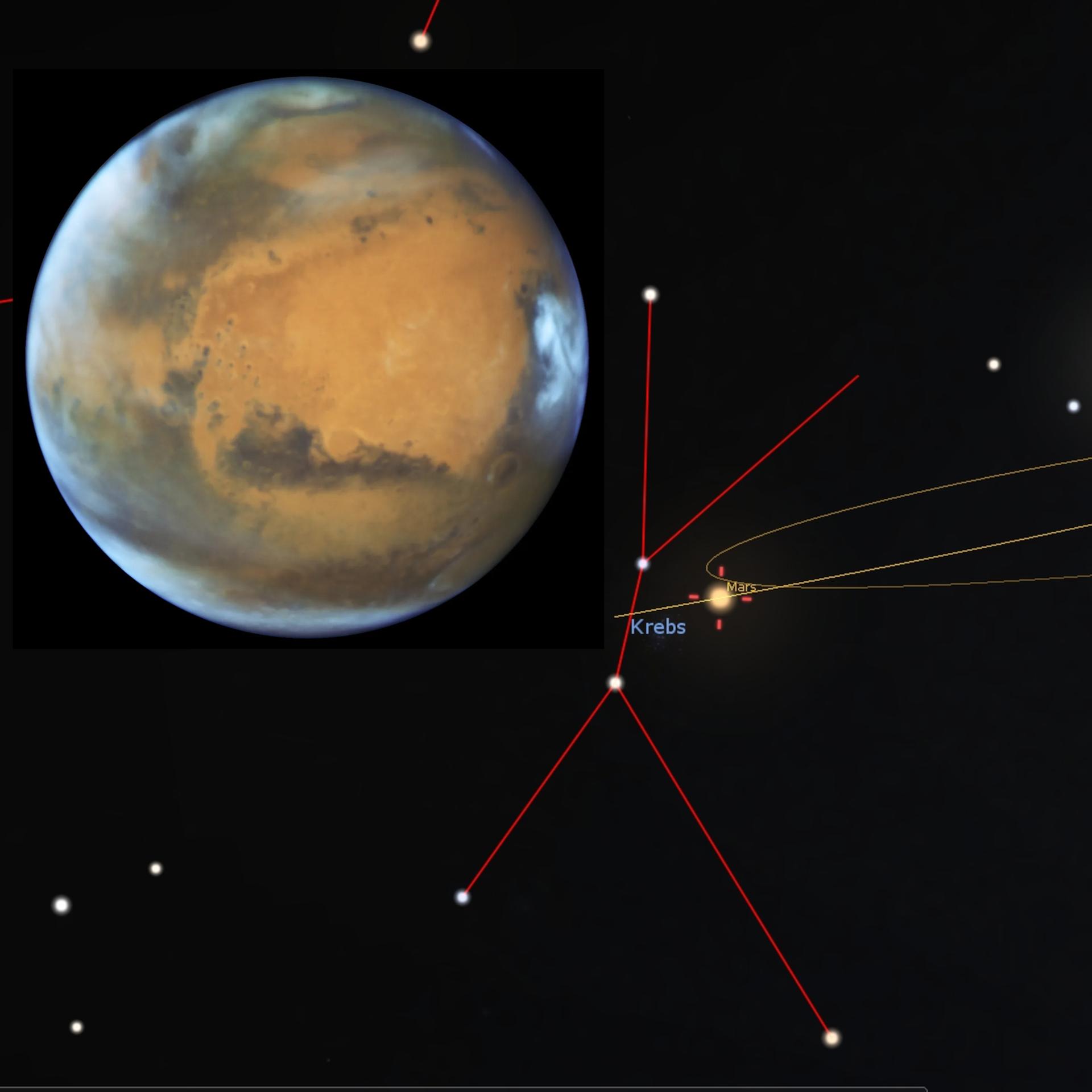 Planet im Stillstand - Der Mars im Rückwärtsgang