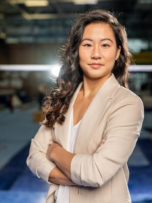 Die ehemalige Turnerin Kim Bui