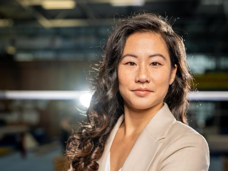 Die ehemalige Turnerin Kim Bui