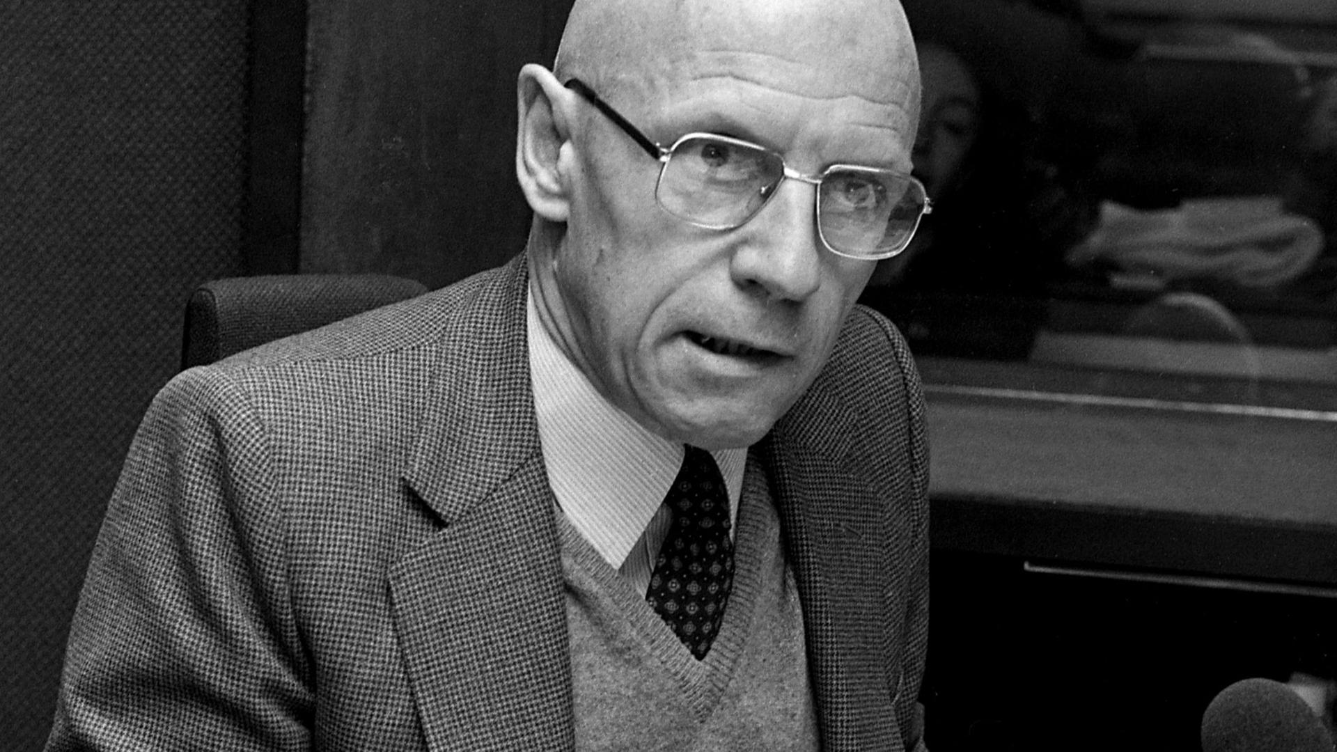 Michel Foucault im Tonstudio