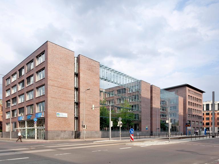 Haus des Buches, Leipzig, Sachsen.