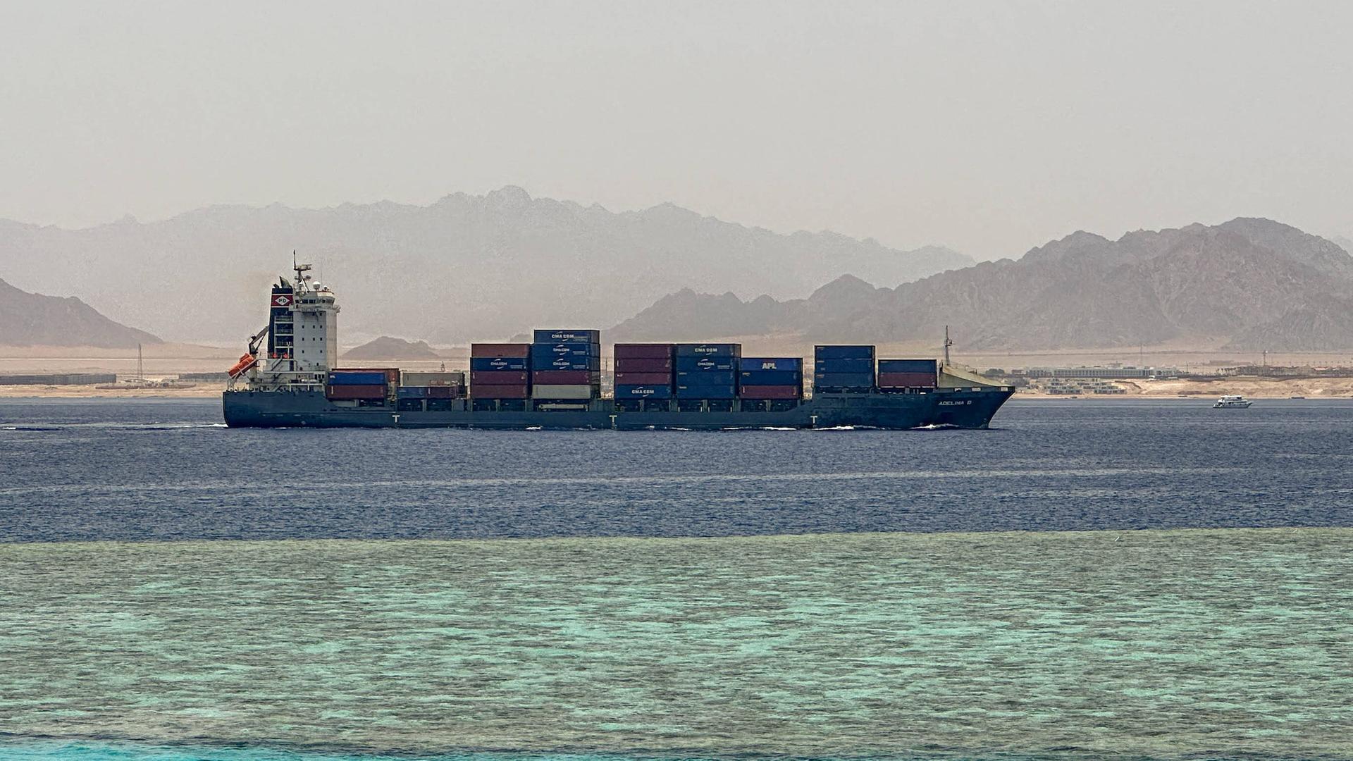 Im Visier der Huthi: Containerschiffe im Roten Meer