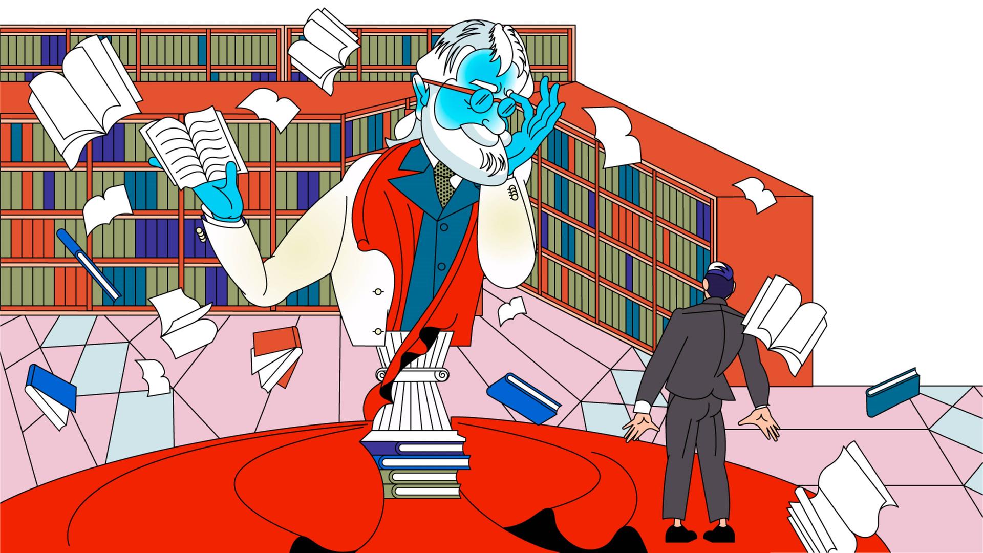 Der Bibliothekar des Haus Müßiggang, Dr. Gärtner, schickt sich an, Svens Mentor in einer Geheimgesellschaft zu werden.