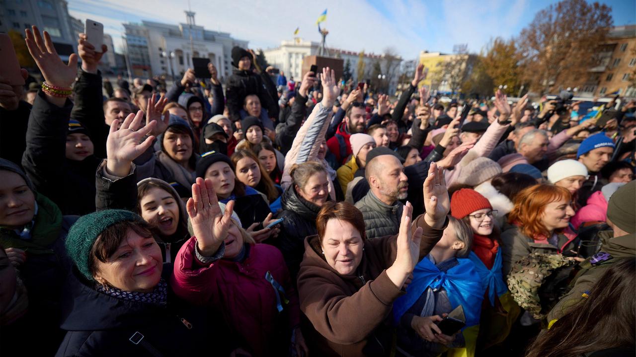 Ukrainische Stadt Cherson befreit