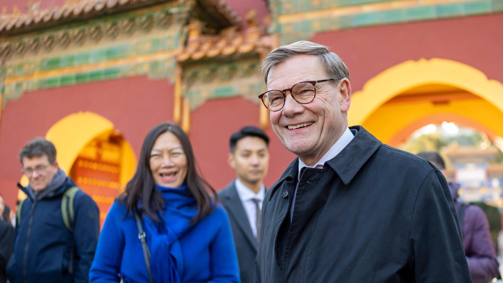 Bundesaußenminister Johann Wadephul (CDU) auf seiner China-Reise. Bundesaußenminister Johann Wadephul (CDU) auf seiner China-Reise.