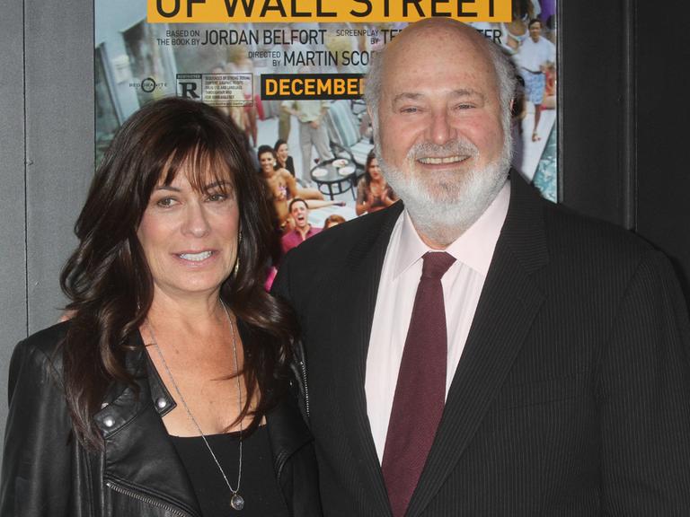 ***FILE PHOTO** Rob Reiner and Wife Reportedly Allegedly Found Stabbed To Death At Home. Rob Reiner and wife Michele Singer attend the premiere of Paramount Pictures The Wolf of Wall Street at the Ziegfeld Theatre in New York City on December 17, 2013. Photo Copyright: xx