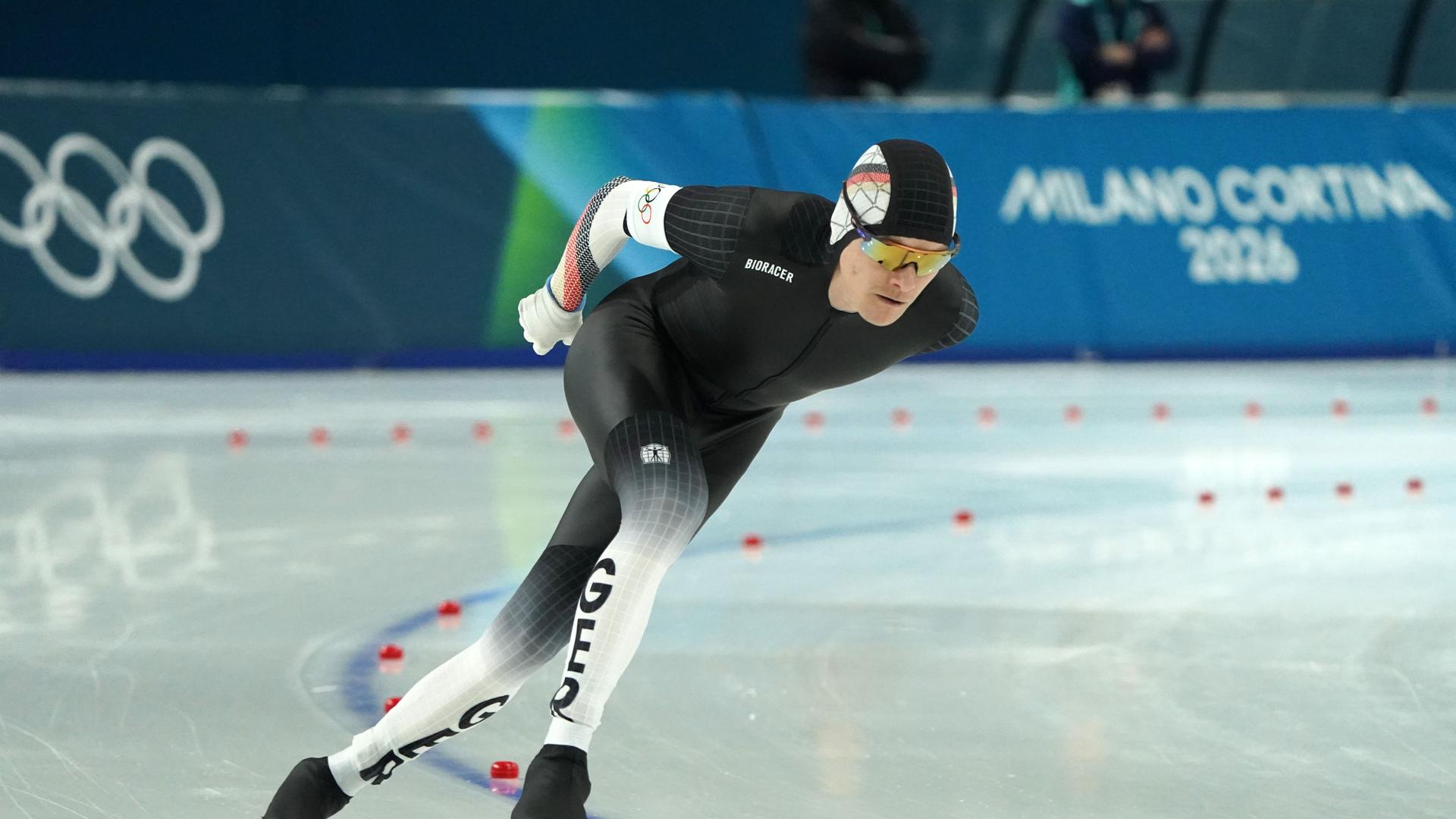 Der Eisschnellläufer Felix Maly bei dem Olympischen Winterspielen in Italien. Photocopyright Gladys Chai von der Laage Der Eisschnellläufer Felix Maly bei dem Olympischen Winterspielen in Italien. Photocopyright Gladys Chai von der Laage