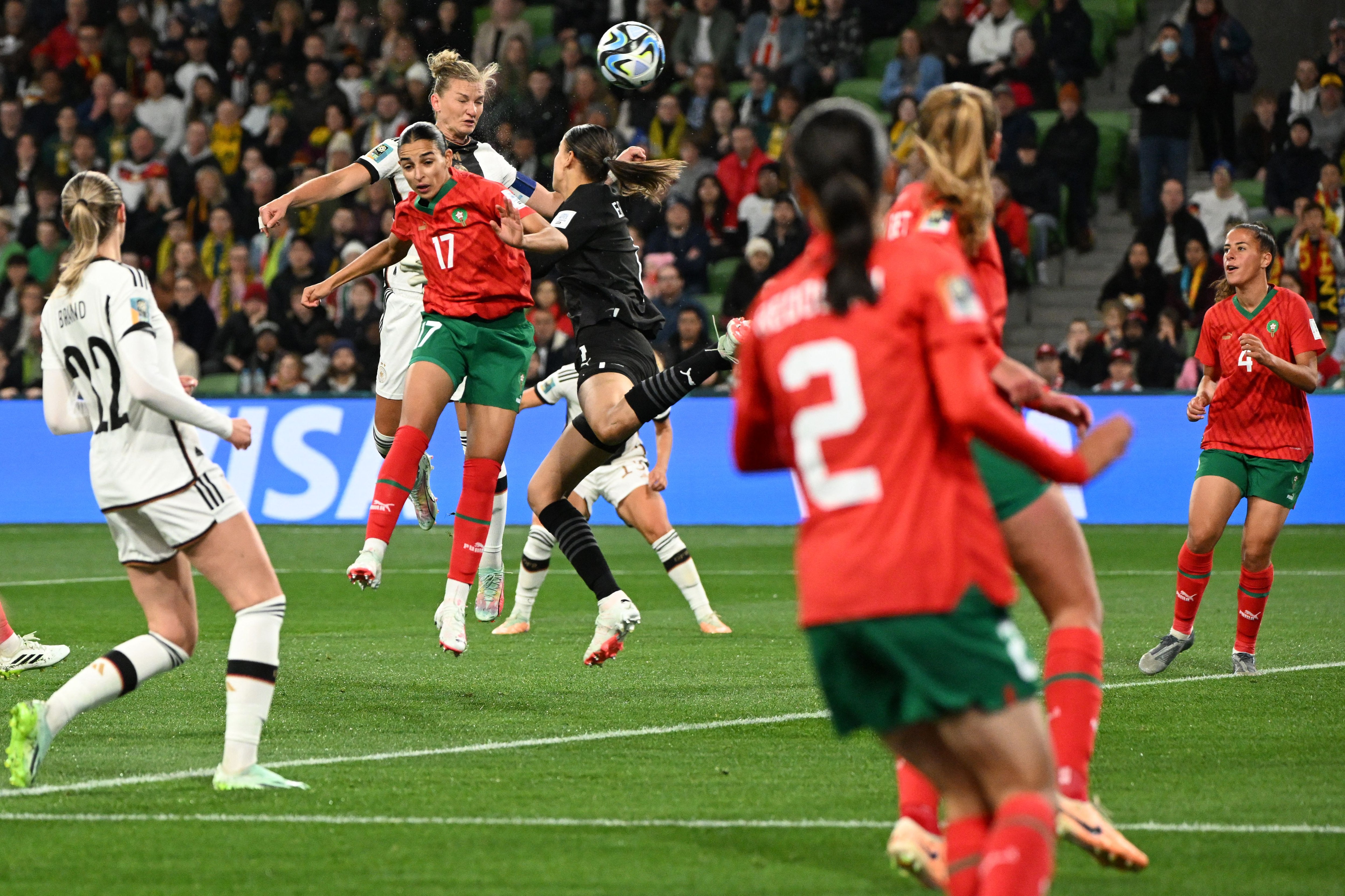 Fußball-WM der Frauen - Deutschland spielt gegen Marokko