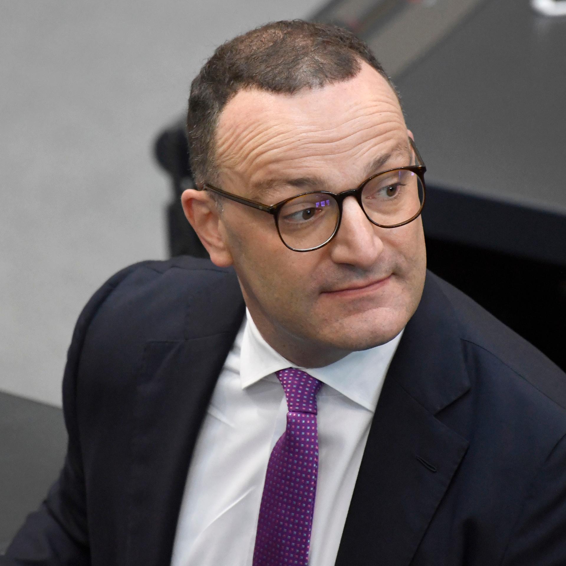 Jens Spahn in der 90. Sitzung des 21. Deutschen Bundestages im Reichstagsgebäude. Berlin, 10.07.2026