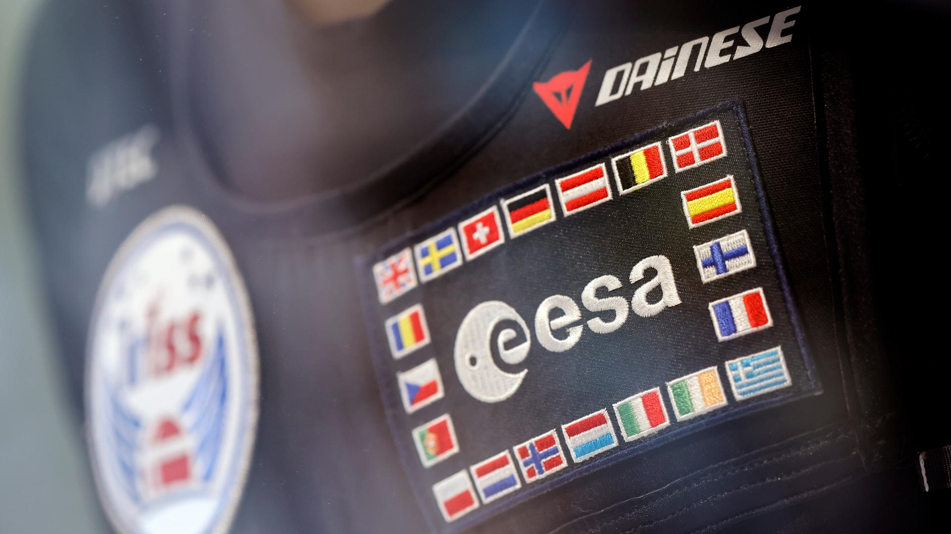 Das Logo der Europäischen Weltraumorganisation ESA