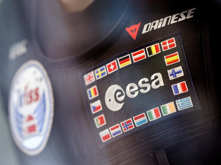 Das Logo der Europäischen Weltraumorganisation ESA