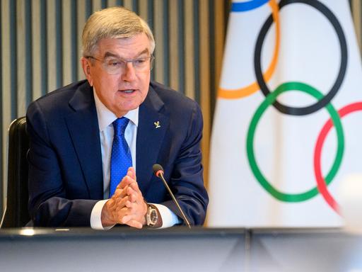Der Präsident des Internationalen Olympischen Komitees, Thomas Bach