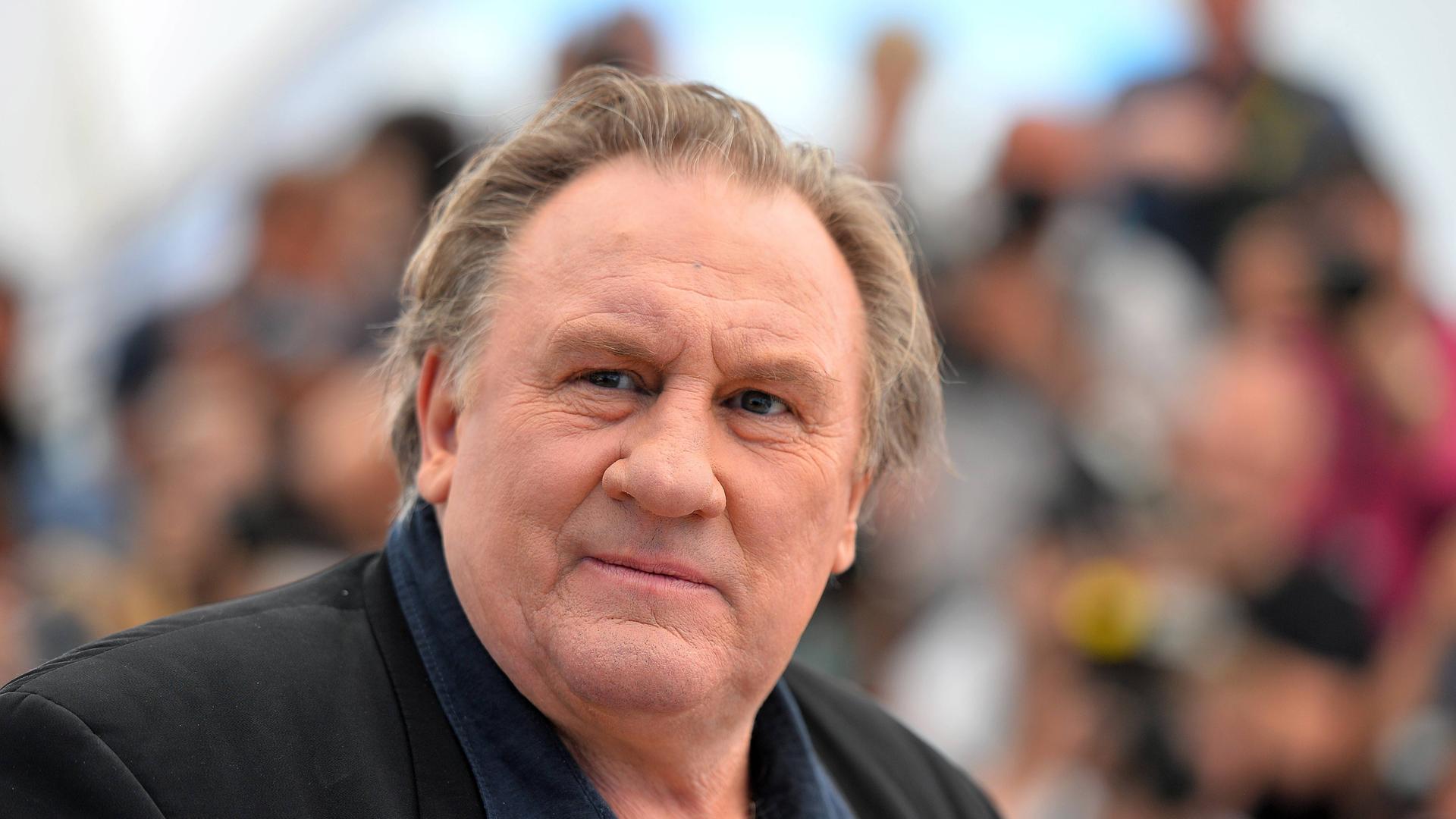 Eine Porträtaufnahme von Gérard Depardieu aus dem Jahr 2015.