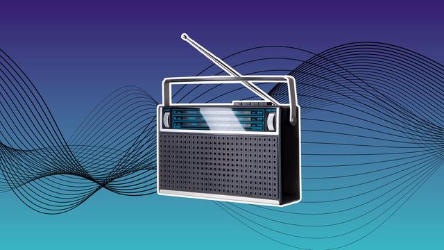 Ein Radio-Gerät