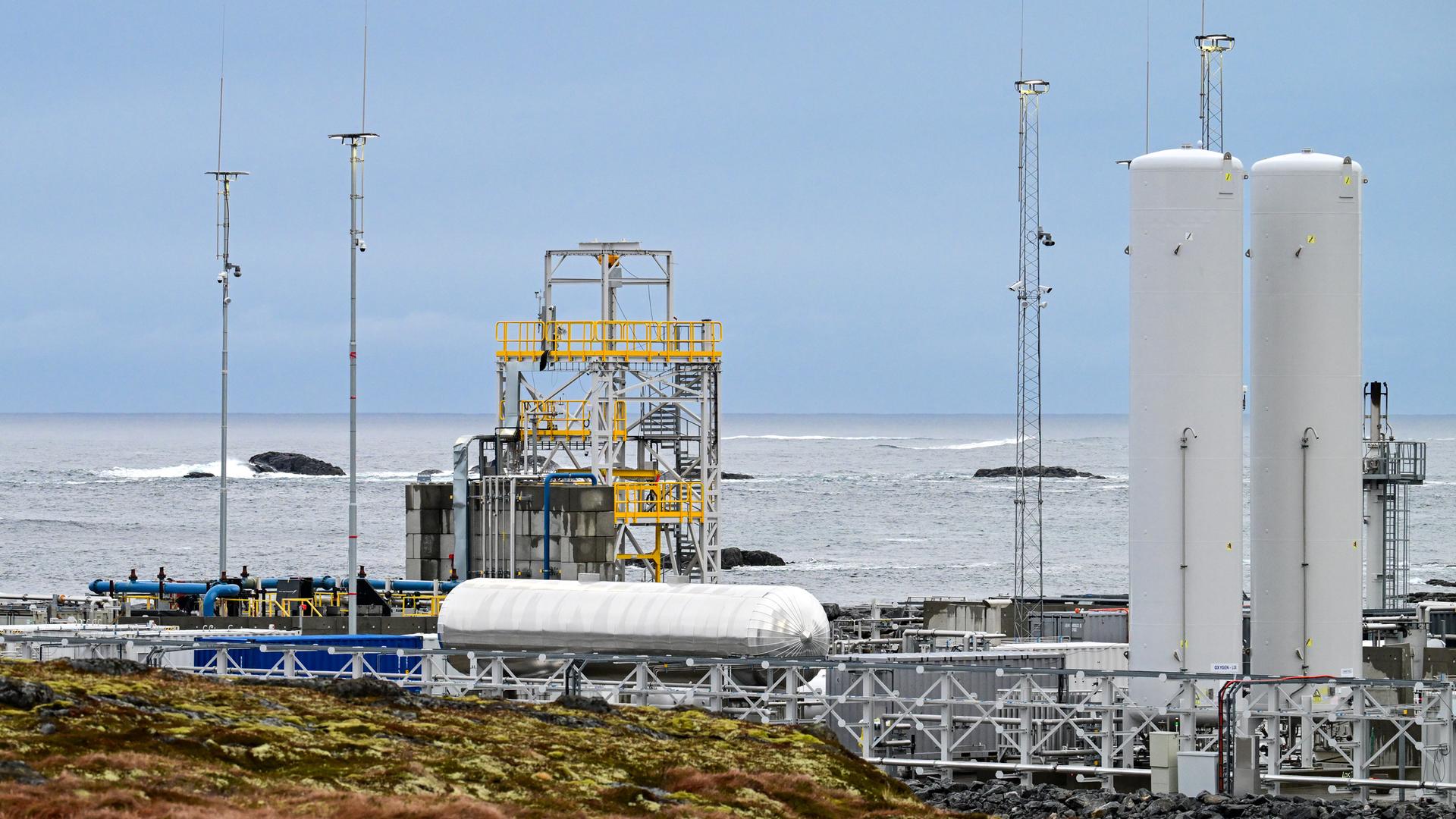 Die Startrampe des deutschen Unternehmens Isar Aerospace im norwegischen Andöy