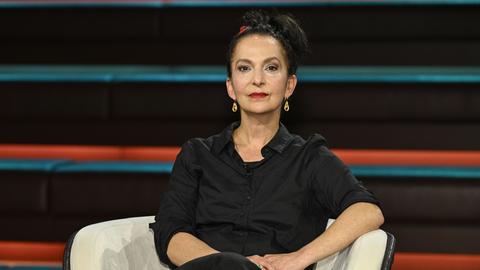 Güner Yasemin Balci (Autorin) als Gast in der Sendung "Markus Lanz", im ZDF.