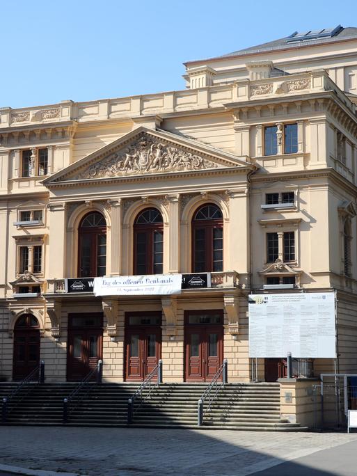 Blick auf das das Theater Altenburg-Gera