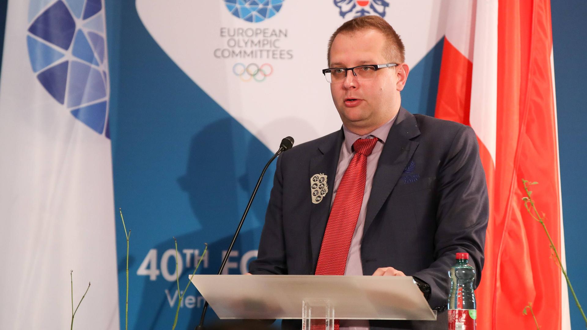 Bis zum Jahr 2020 arbeitet Kotau als Generalsekretär des Belarussischen Olympischen Komitees (Archivbild vom 19. Mai 2019). Bis zum Jahr 2020 arbeitet Kotau als Generalsekretär des Belarussischen Olympischen Komitees (Archivbild vom 19. Mai 2019).