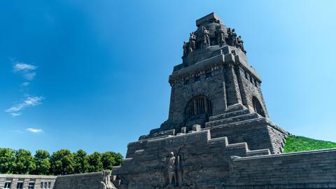 Blick auf das Völkerschlachtdenkmal in Leipzig