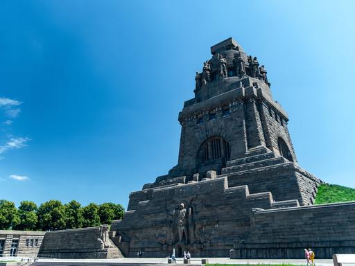 Blick auf das Völkerschlachtdenkmal in Leipzig