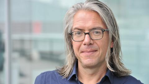 Portrait von Steffen Kopetzky am 18. Oktober 2019 während der Frankfurter Buchmesse Messe