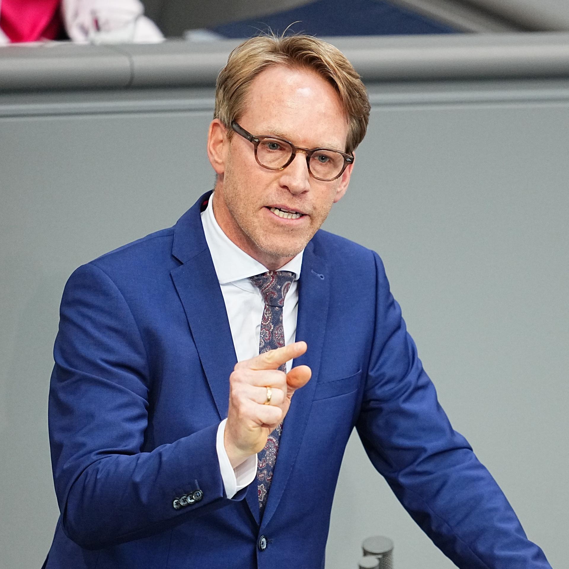 Mark Henrichmann (CDU), spricht im Bundestag.