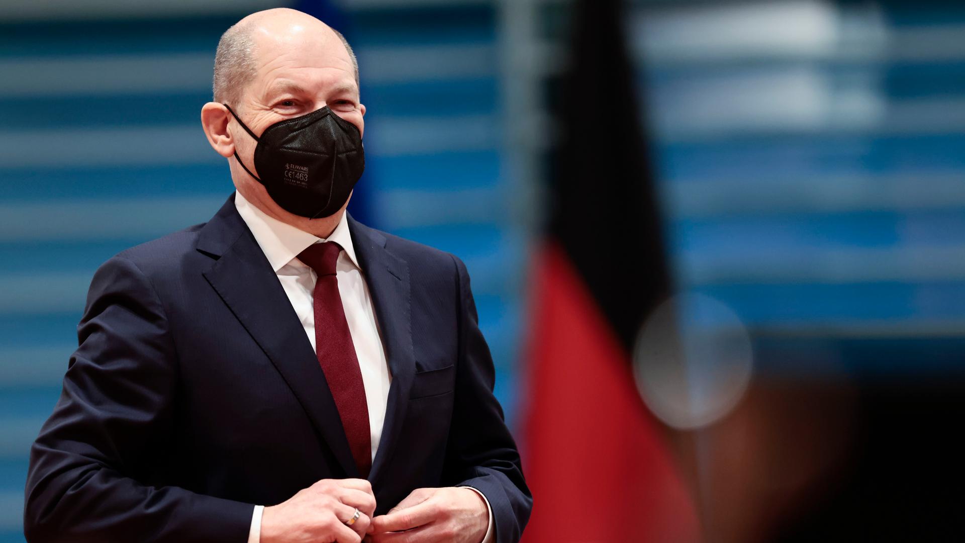 Bundeskanzler Scholz im Kanzleramt. Bundeskanzler Scholz im Kanzleramt.