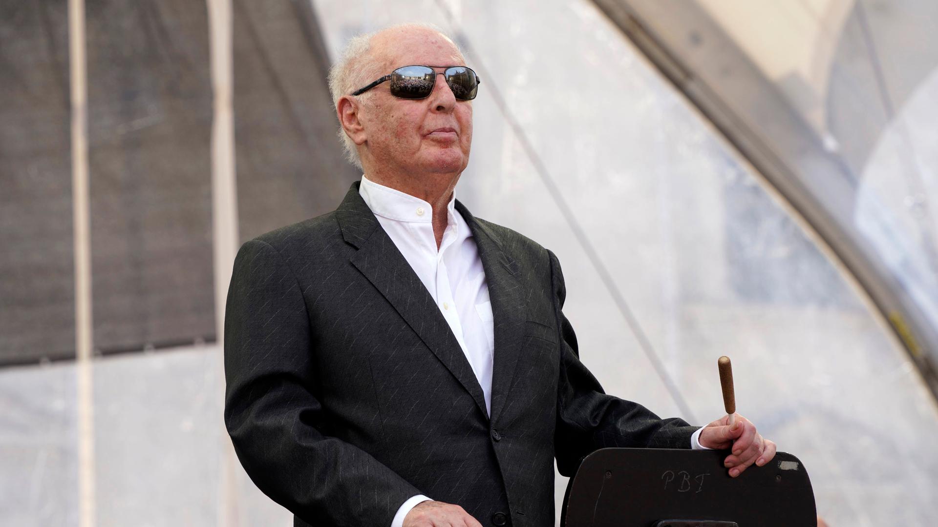 Daniel Barenboim beim 'Staatsoper für alle 2022' Event mit Werken von Schumann und Tschaikowsky live auf dem Bebelplatz