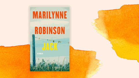 Das Cover von Marilynne Robinsons Roman "Jack" zeigt einen Weidezaun, an dem Wäscheklammern hängen.