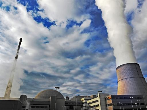 Das AKW Emsland in Lingen - eines der drei noch aktiven Atomkraftwerke in Deutschland
