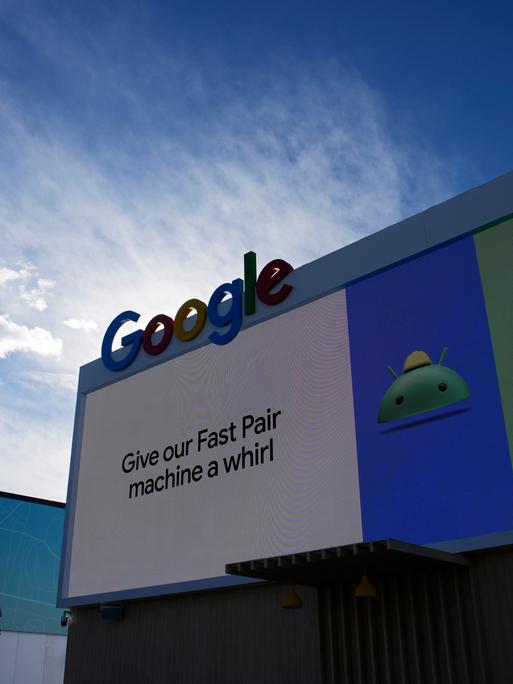 Google-Werbung bei der Tech-Ausstellung CES in Las Vegas