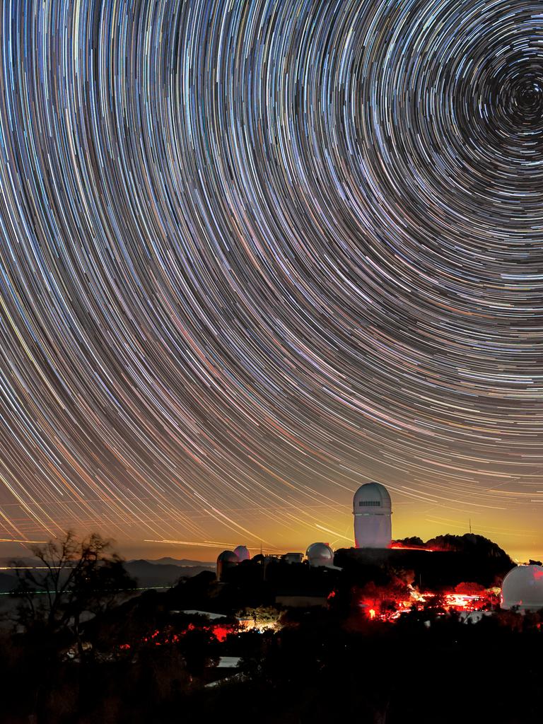 Kreisförmige Sternenspuraufnahme am Kitt Peak