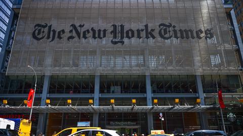 Verlagsgebäude der New York Times