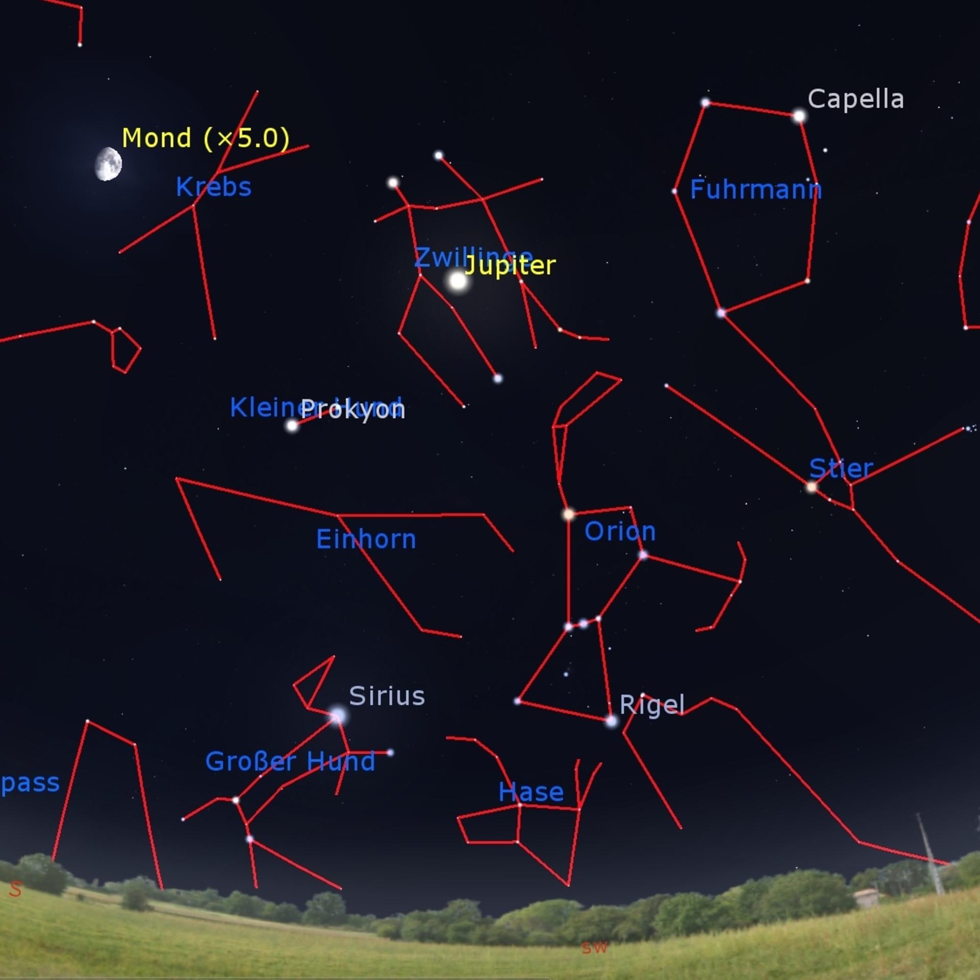 Astronomietag - Venus, Jupiter und der Henkel-Mond für alle Astronomietag - Venus, Jupiter und der Henkel-Mond für alle