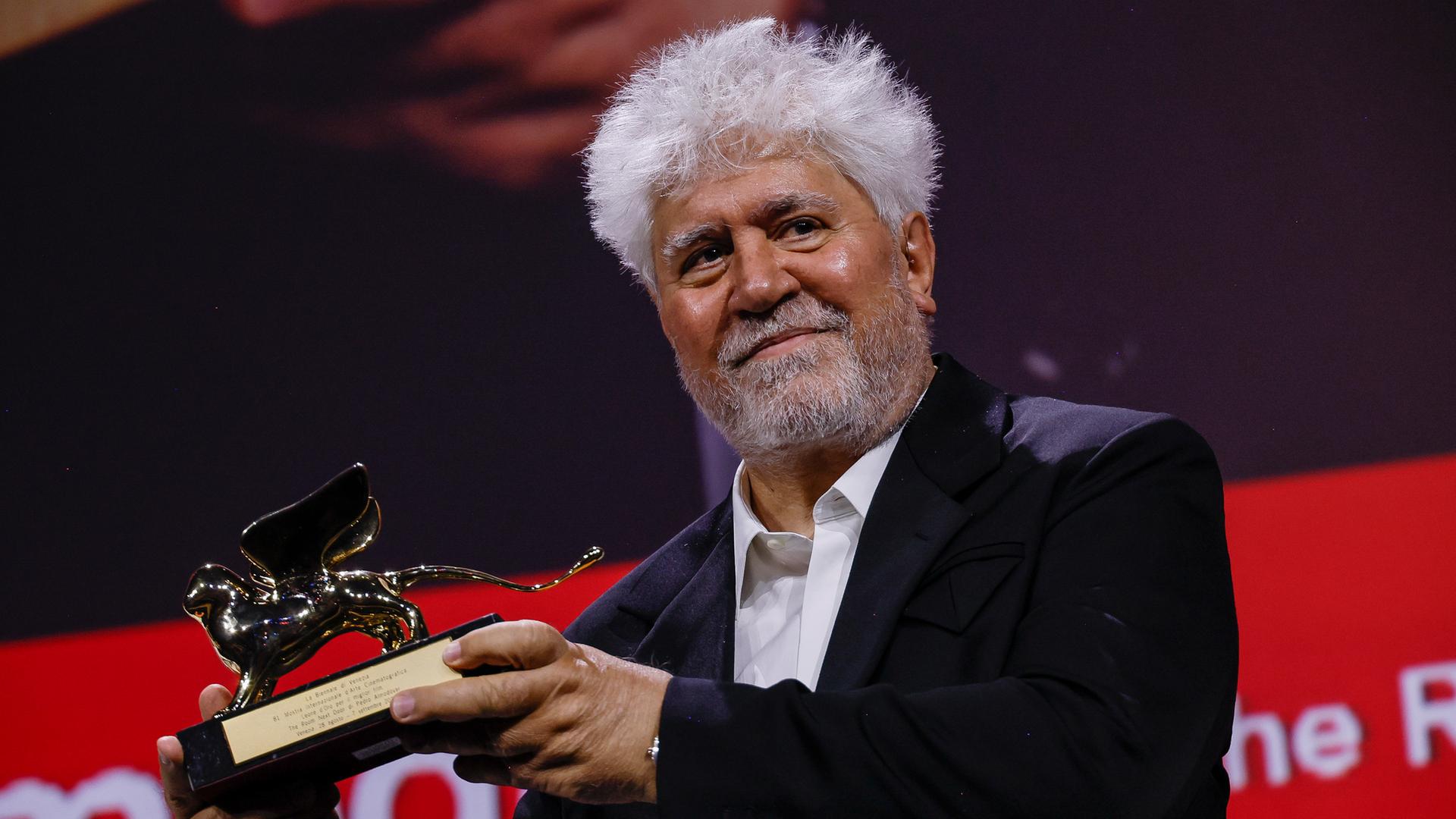 Pedro Almodovar, Gewinner des Goldenen Löwen für den besten Film für "The Room Next Door", 