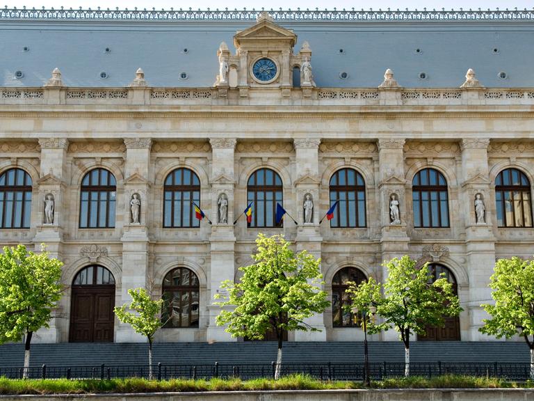 Der Justizpalast in der rumänischen Hauptstadt Bukarest 