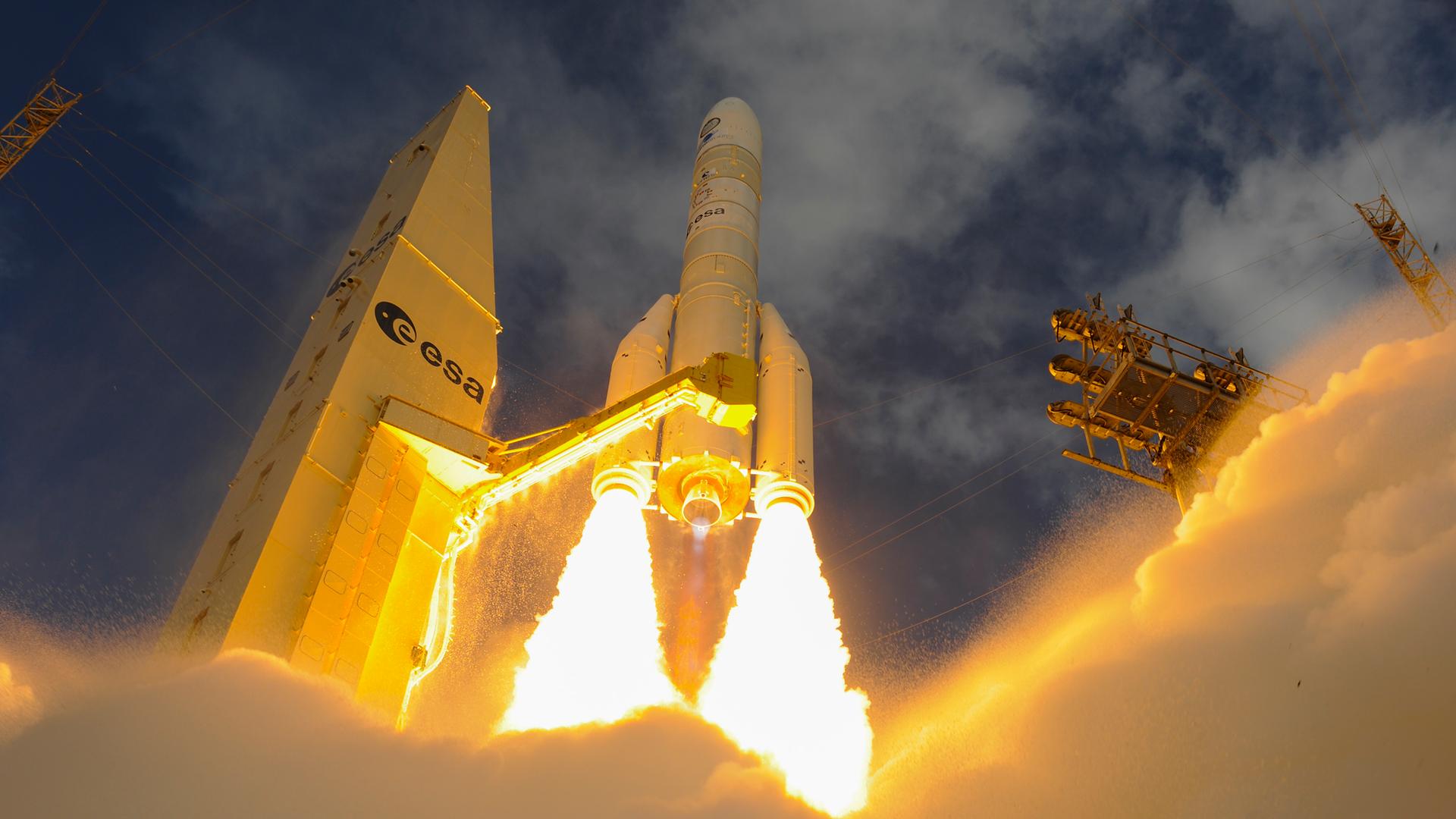 Lang ersehnter Erfolg am 9. Juli 2024: Zum ersten Mal hebt die Ariane-6 ab.