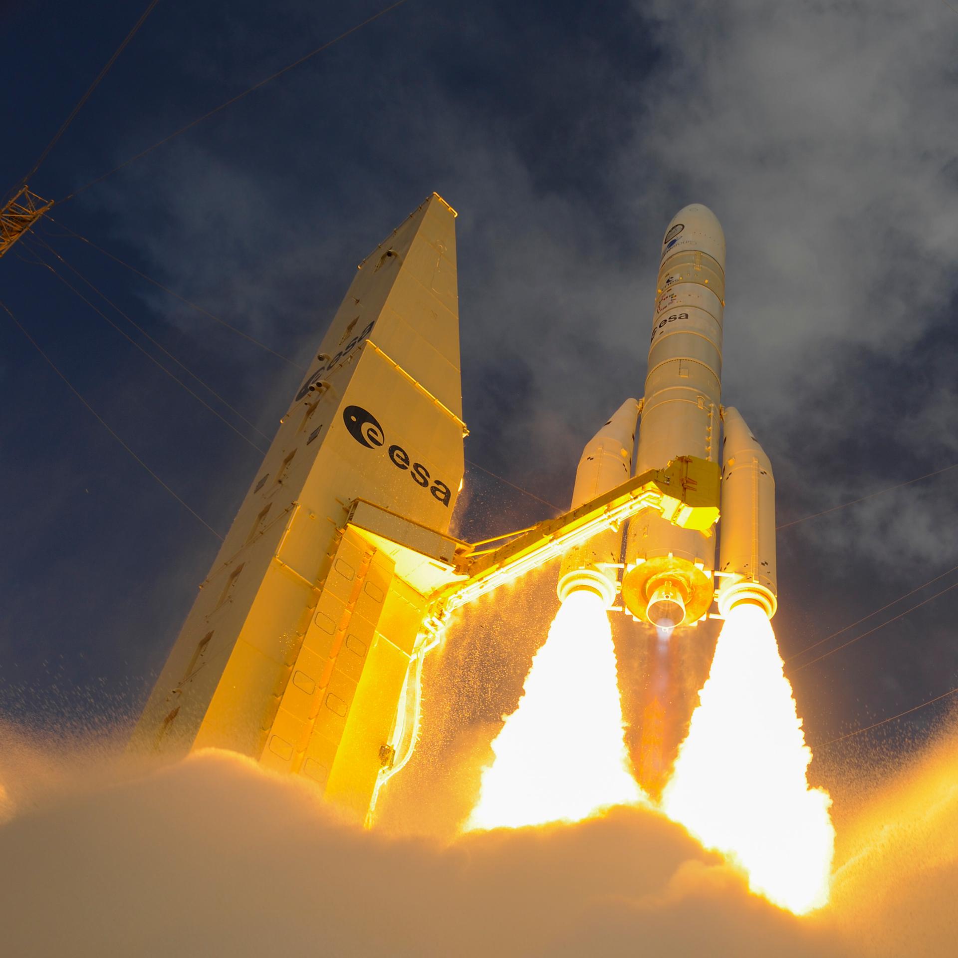 Startstatistik 2025 - In Europa starteten 8 Raketen, im Rest der Welt 300