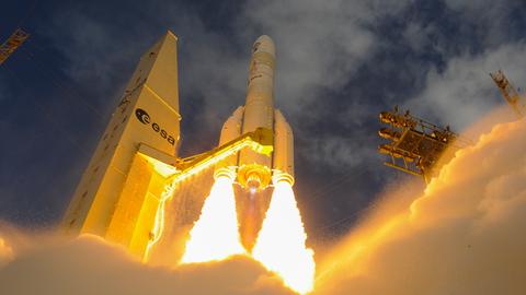 Lang ersehnter Erfolg am 9. Juli 2024: Zum ersten Mal hebt die Ariane-6 ab.