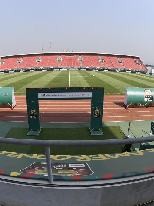 Das Kouekong Omnisports Stadium in Bafoussam, Kamerun