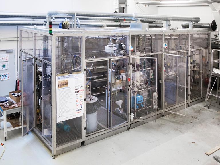 Reaktor zur hydrothermalen Liquifizierung von Biomasse an der Universität Aarhus