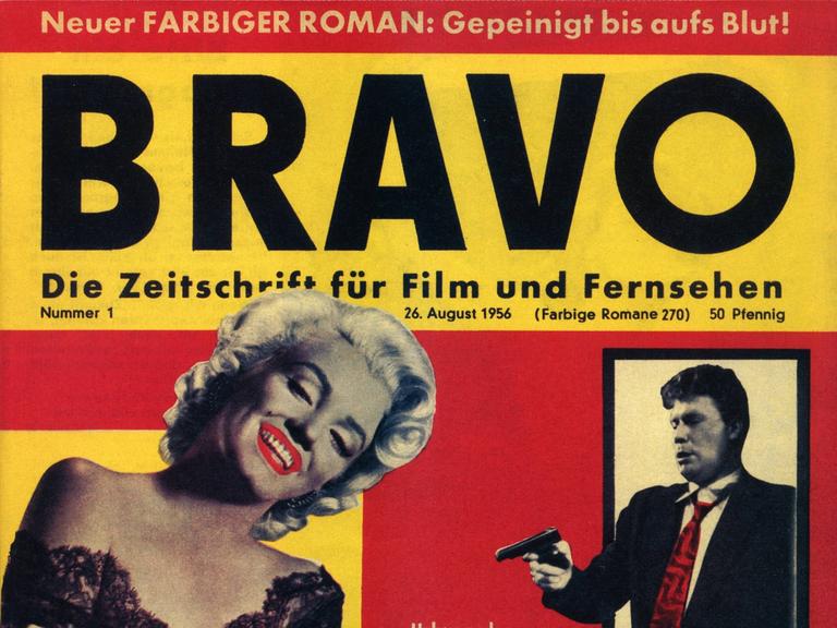 Erste Ausgabe der Zeitschrift BRAVO vom 26. August 1956 Erste Ausgabe der Zeitschrift BRAVO vom 26. August 1956